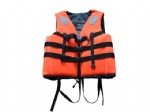 Orange Neoprene Life Vest for Adults with Whistle
