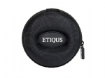 Customized watch case box for etiqus by rigid EVA+durable nylon with rubber patch logo
