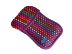 External hard disk cover pouch case by BUILT NY Hoodie micro dots design