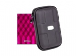 EVA hdd carrying case bag metal nameplate logo for Silicon Power