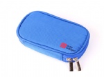 Nylon hard disk drive bag pouch for Dura Gadget velvet pocket inside rubber piping